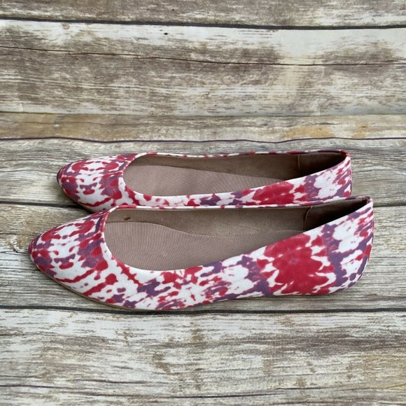 Kelly & Katie Tie Dye Ballet Flat 7M - Picture 2 of 10